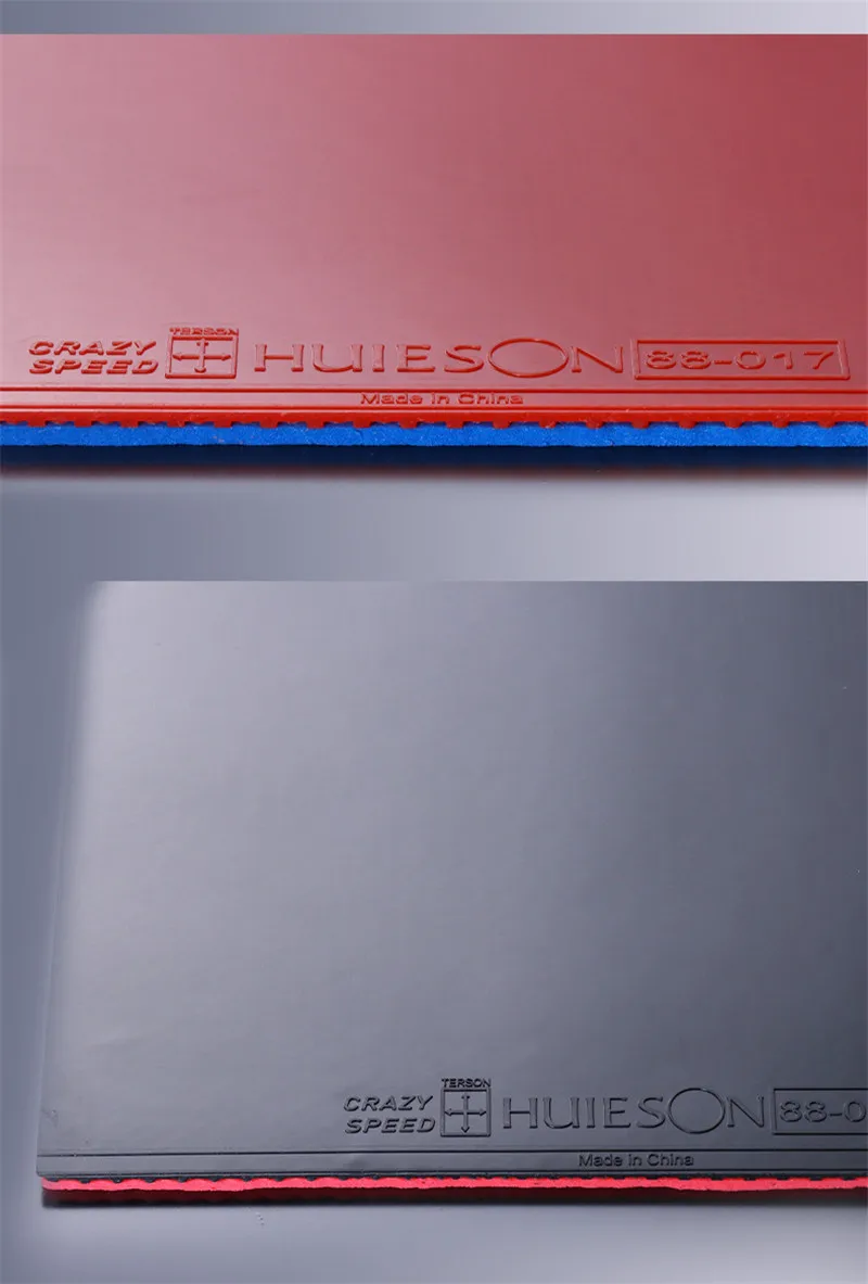 Description Picture 5 of itemHuieson Pimples-in Table Tennis Rubber 2.2mm High Speed 42° Hard Sponge Half-Sticky Rubber CRAZY SPEED