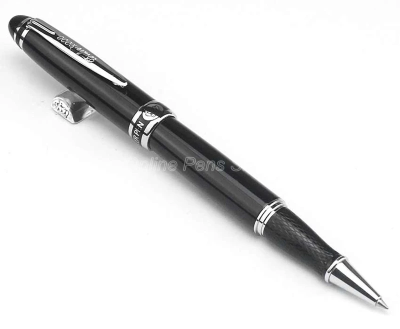 Duke 606 Black & Silver Metal Roller Ball Pen Professional Writing Pen DRP002