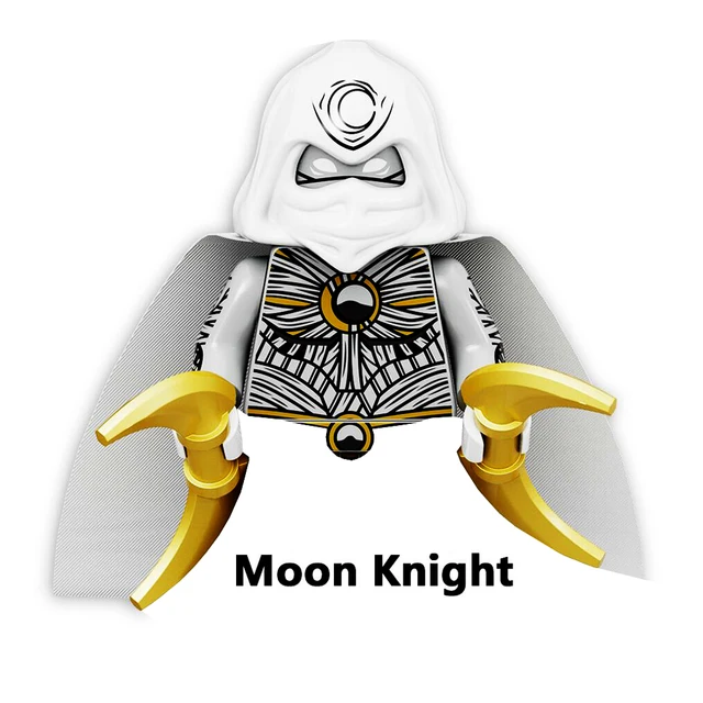 Disney Doctor Strange Scarlet Witch Moon Knight Wong Building Block Dormammu Hulk Ultron Carter Professor X Brick America Chaves M-KF1661