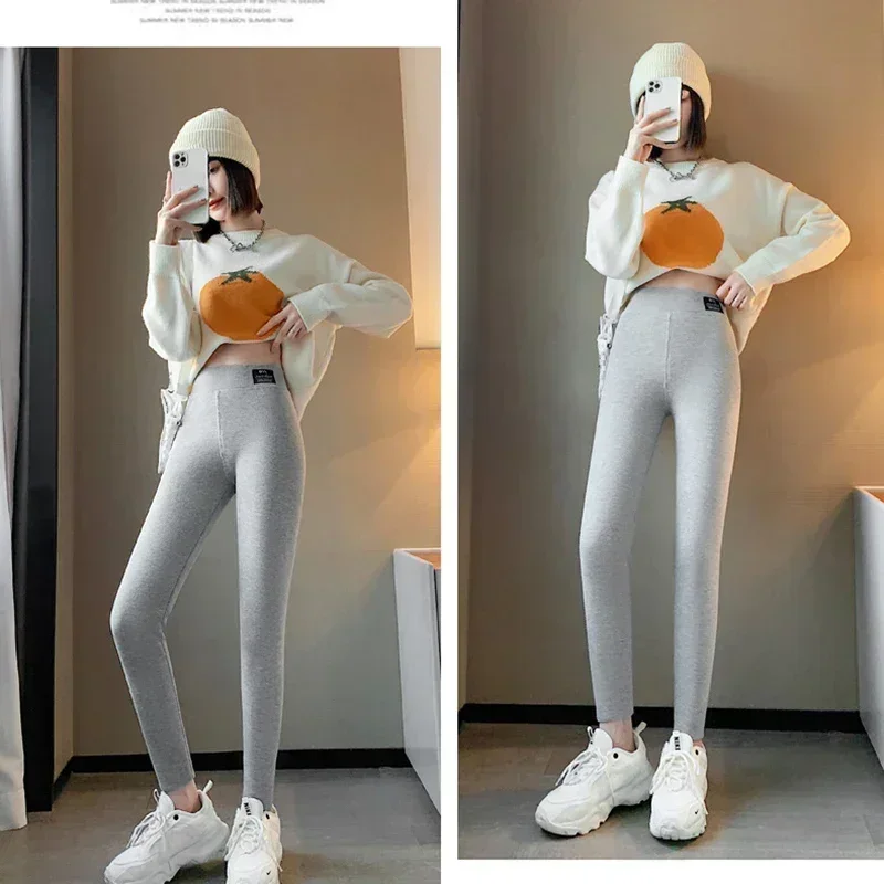 Winter Women Leggings Velvet Warm Pants Hight Waist Leggings Women Solid Color Legging Comfortable Keep Warm Stretchy Legging