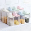Plastic Cereal Dispenser Storage Box Kitchen Food Grain Rice Container Dried Fruit Snacks Storage Box Flour Grain Storage S/L 1