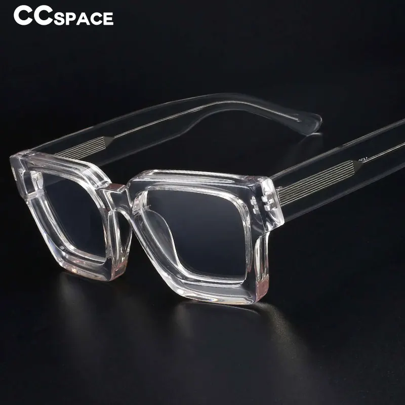 54290 Top-Qualität Acetat Rahmen Brillen gestell Vintage quadratische Marke Design Brillen ccspace oculos de grau