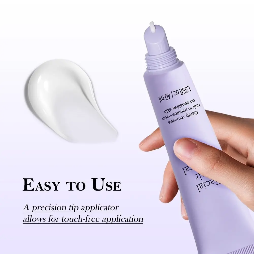 Gentle Facial Hair Removal Cream For Sensitive Skin With Moisturising Essence_voghion.com