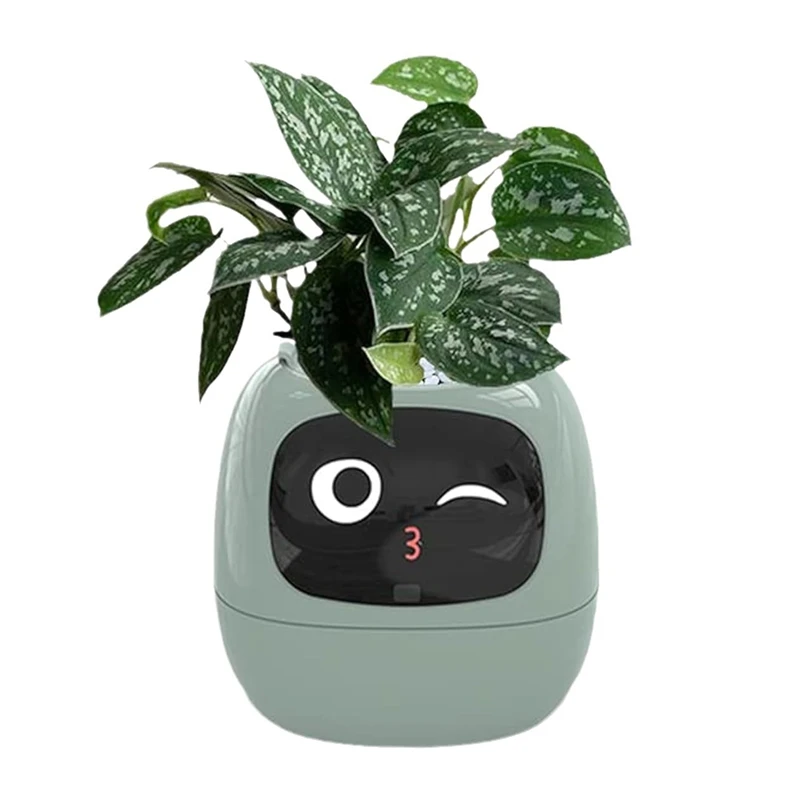 24-Hour Delivery Intelligent Flowerpot Plant Robot Plant Maintenance Customization Smart Robot Rich Expression Interaction Compa