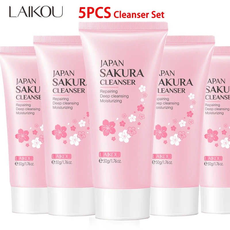 rose cleansing bubble water japan oxygen magic bubble solution deep cleaning remove blackheads moisturizing rejuvenation firming 5PCS Japan Sakura Cleanser Reparing Gengle Deep Cleaning Moisturizing Remove Blackhead Pore Face Skin Care Skin Cleanser 50g