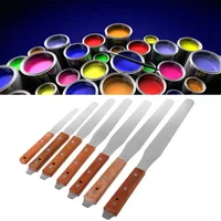 Stainless Steel Inking Paint Mixing Knife Draw Spatula Scrape Texture Scraper Construction Decoration Tools 2