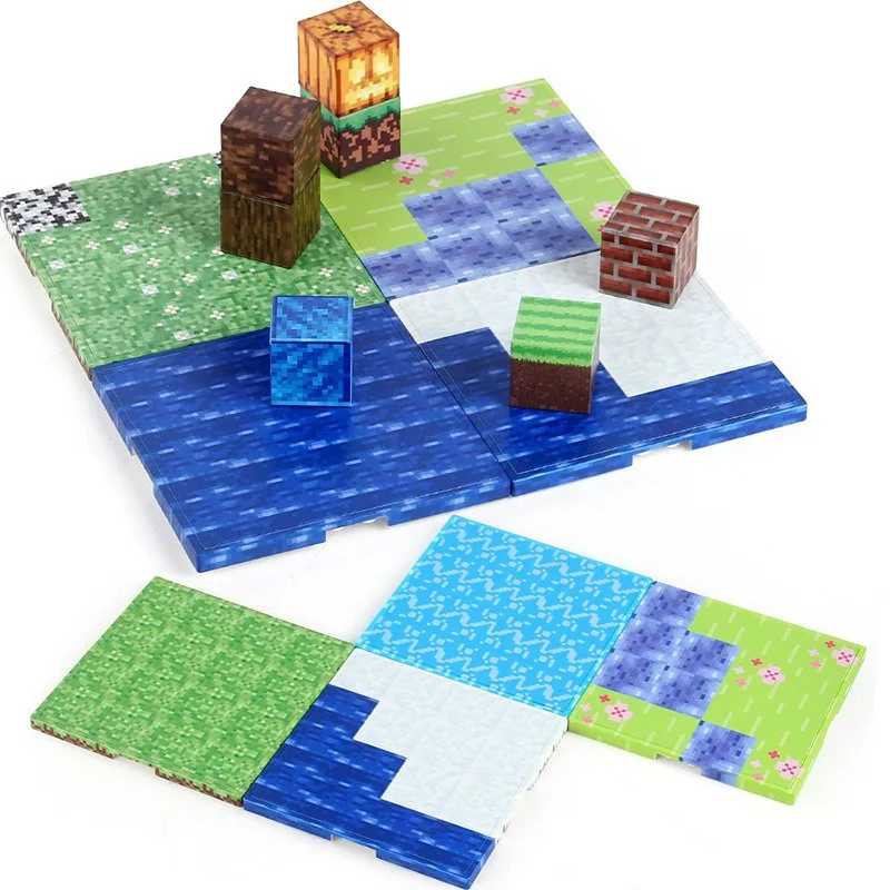 Magnetic Building Blocks Toy Set with Variety Baseplates