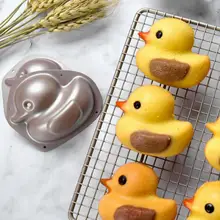 

Duck Shape Chocolate Mold Smooth Edge Cartoon Steel Tasty Cookies Candy Mold Baking Tools