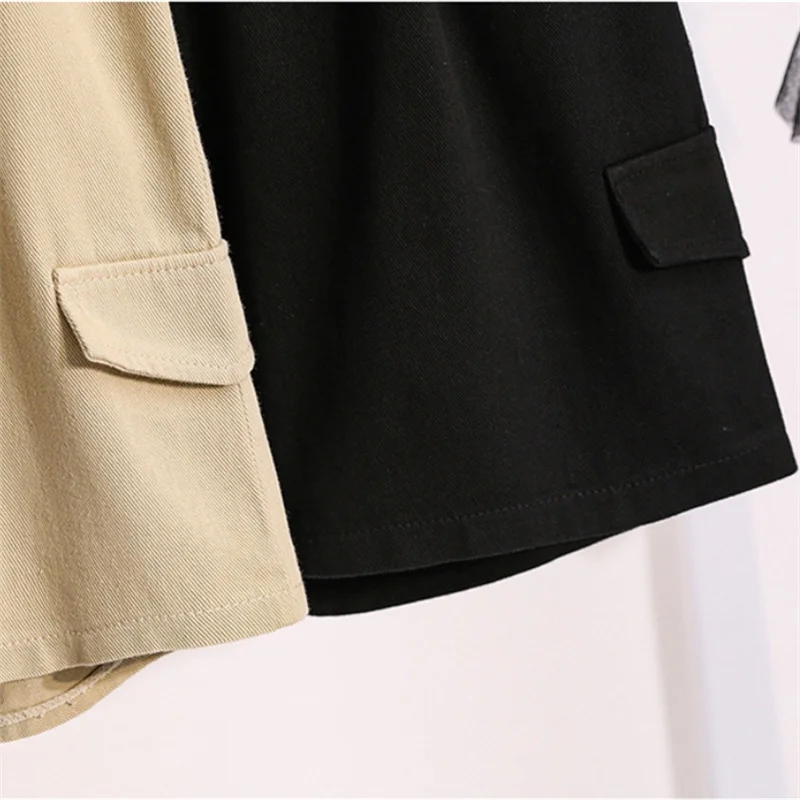 Summer Women Oversize Shorts High Waist Elasticity Sports Wide-leg Shorts Solid Casual Loose Fashion Female Bottoms S-5XL