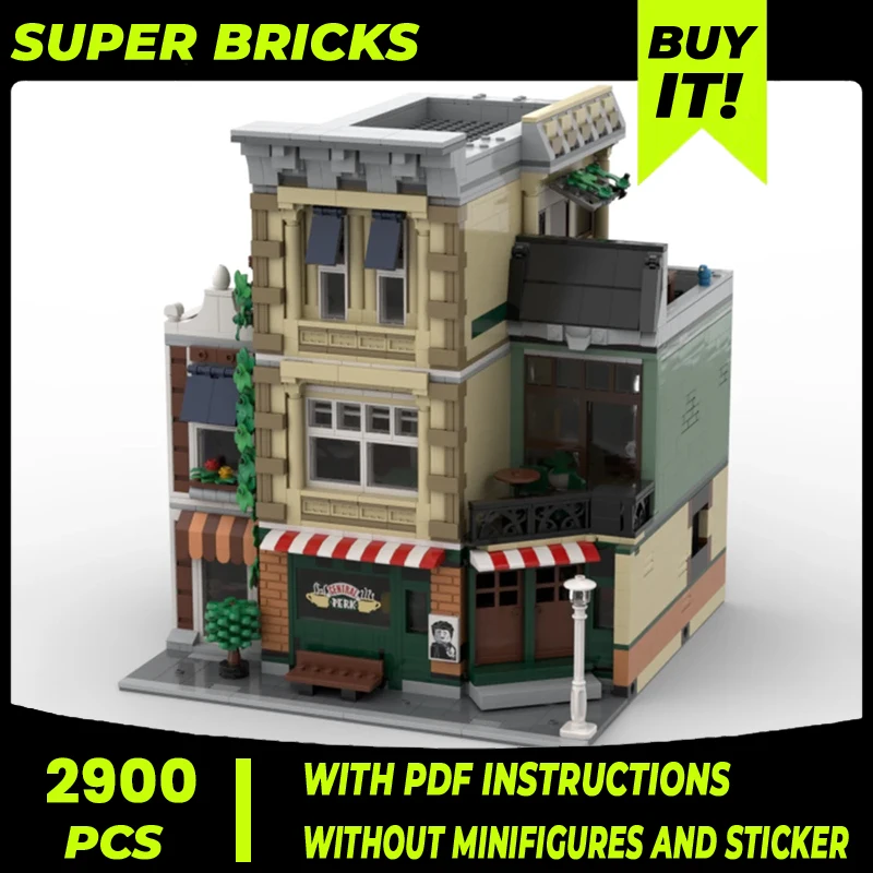 

Moc Building Blocks Street View Model Central Park Technical Bricks DIY Assembly Construction Toys For Child Holiday Gifts