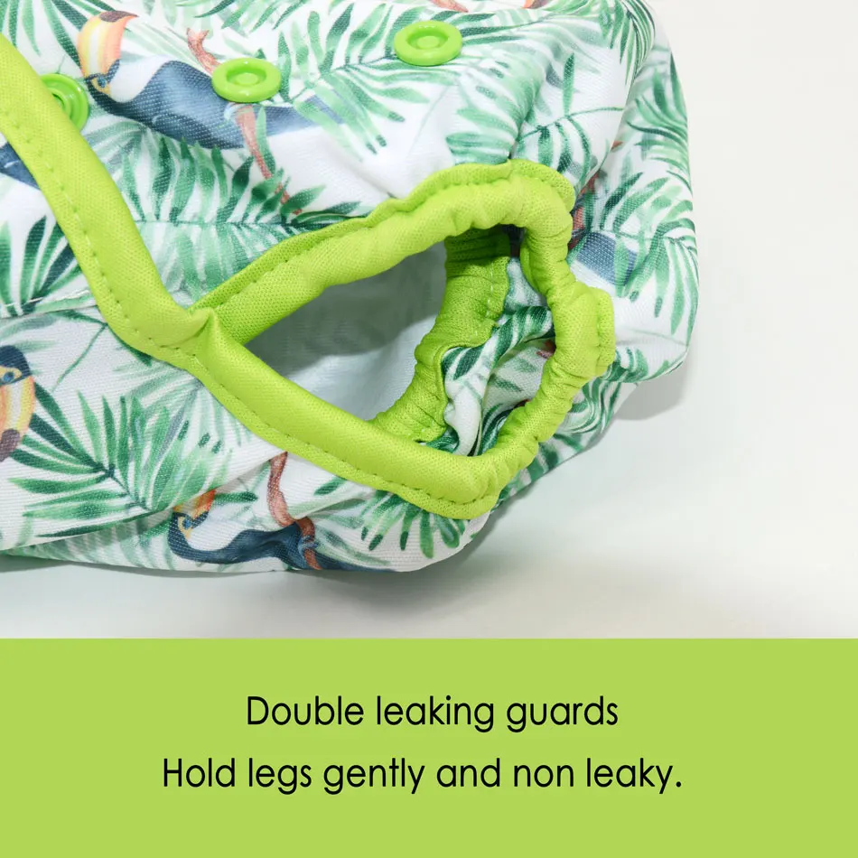 Waterproof Cloth Diapers EezKoala Eco-friendly Cloth Diaper Cover Baby Washable Diaper Waterproof Baby Nappy Reusable Adjustable Pocket Hook&Loop