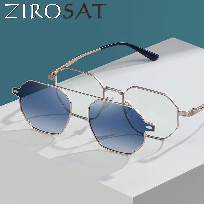 ZIROSAT CG8801 Polarized Sunglasses Men Women Clip On Glasses