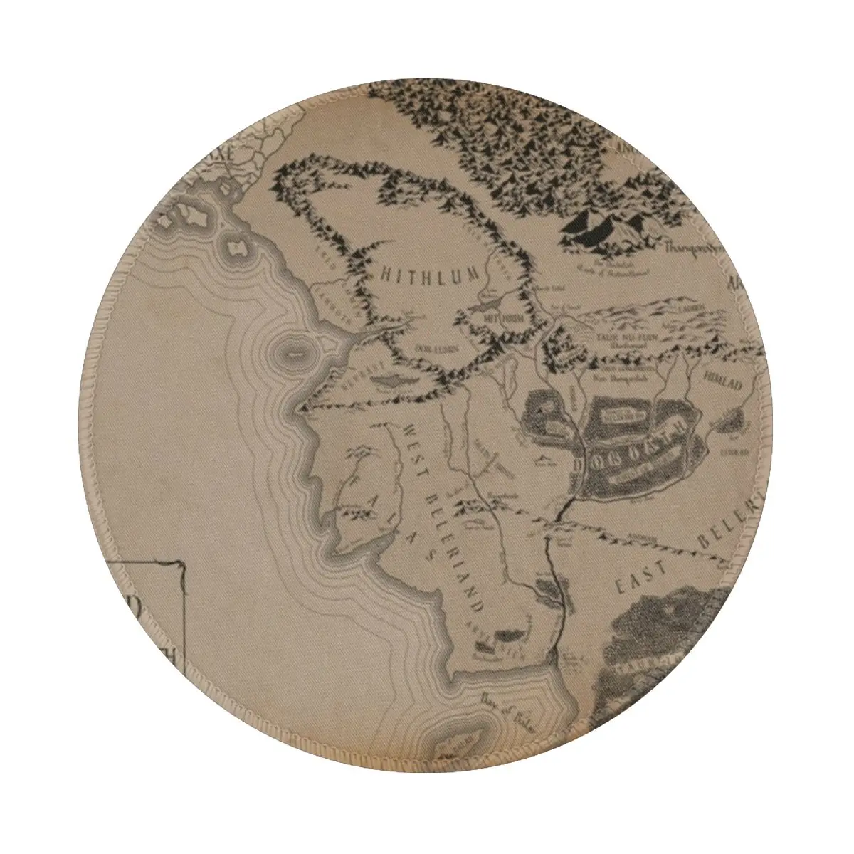 Lords The Rings Round Mouse Pad Silmarillion Lotr Cartoon Fashion Gaming Mousepad Per Laptop Pc Macbook Comodi Tappetini Per Mouse