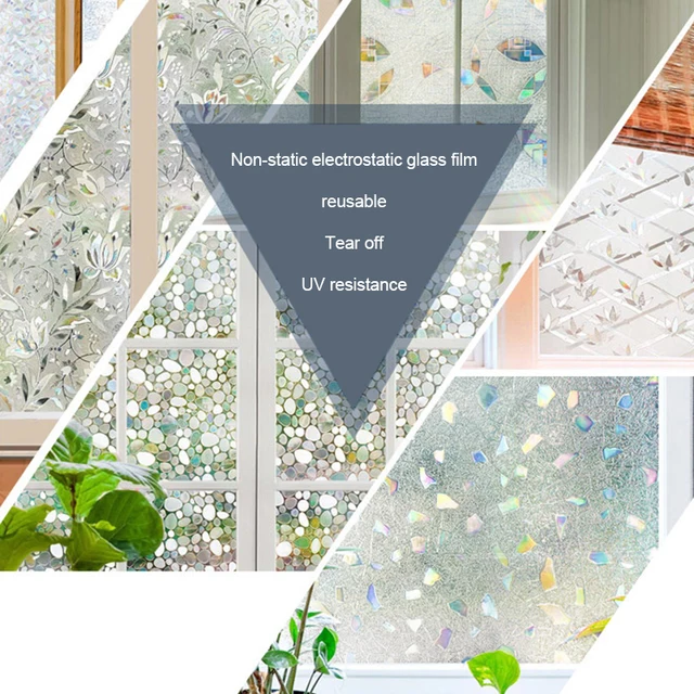 Pellicola Per Vetri Floreale DIFIT - Adesiva, Anti-UV E Privacy 30x120cm - Foto 5