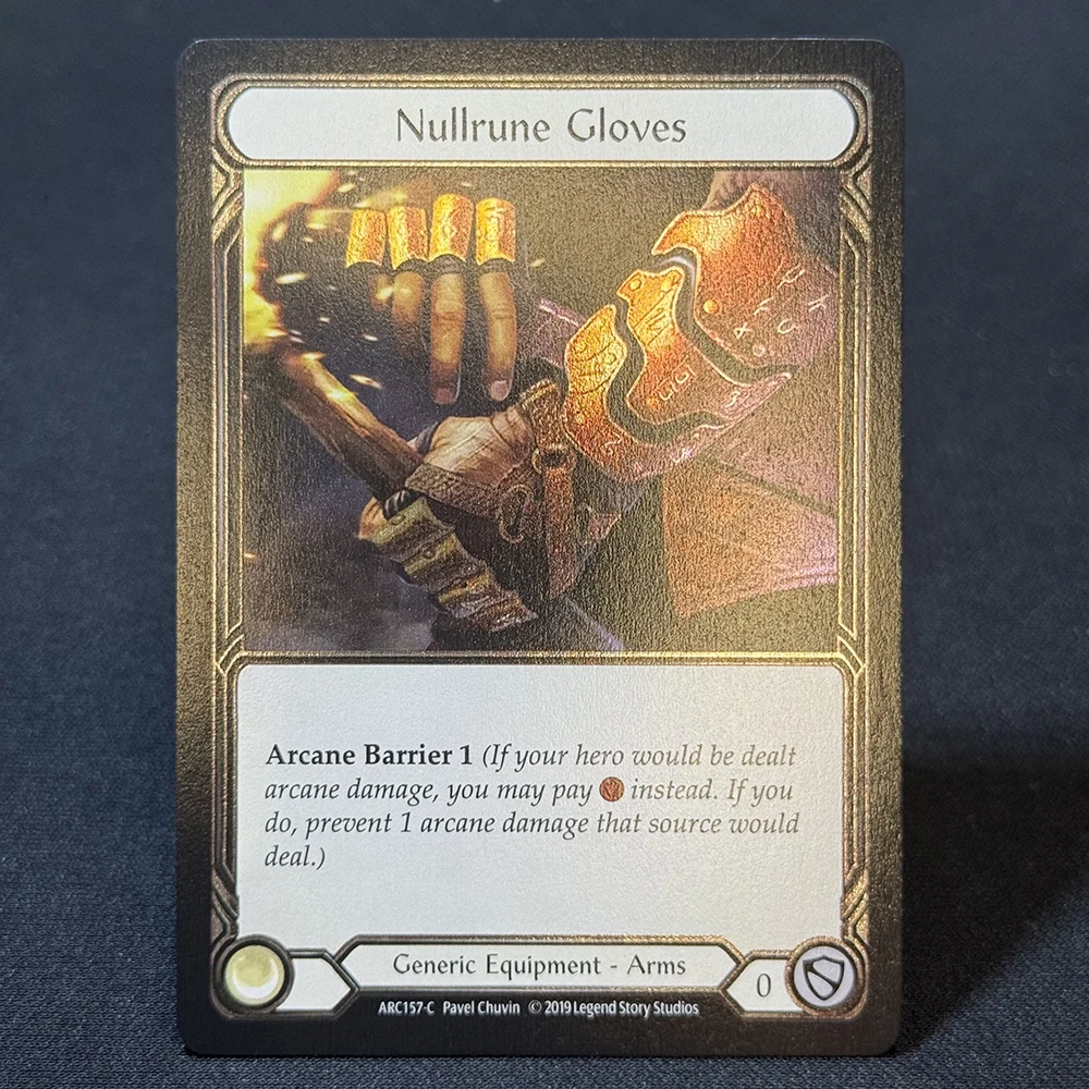 FAB Cold Foil Proxy Card Runechant Seismic Surge Uzuri Will of