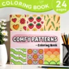 Comfy Patterns Coloring Book Bright Stress Relief Art Perfect Gift for Valentine's Day Christmas New Year Anniversary Birthday 1
