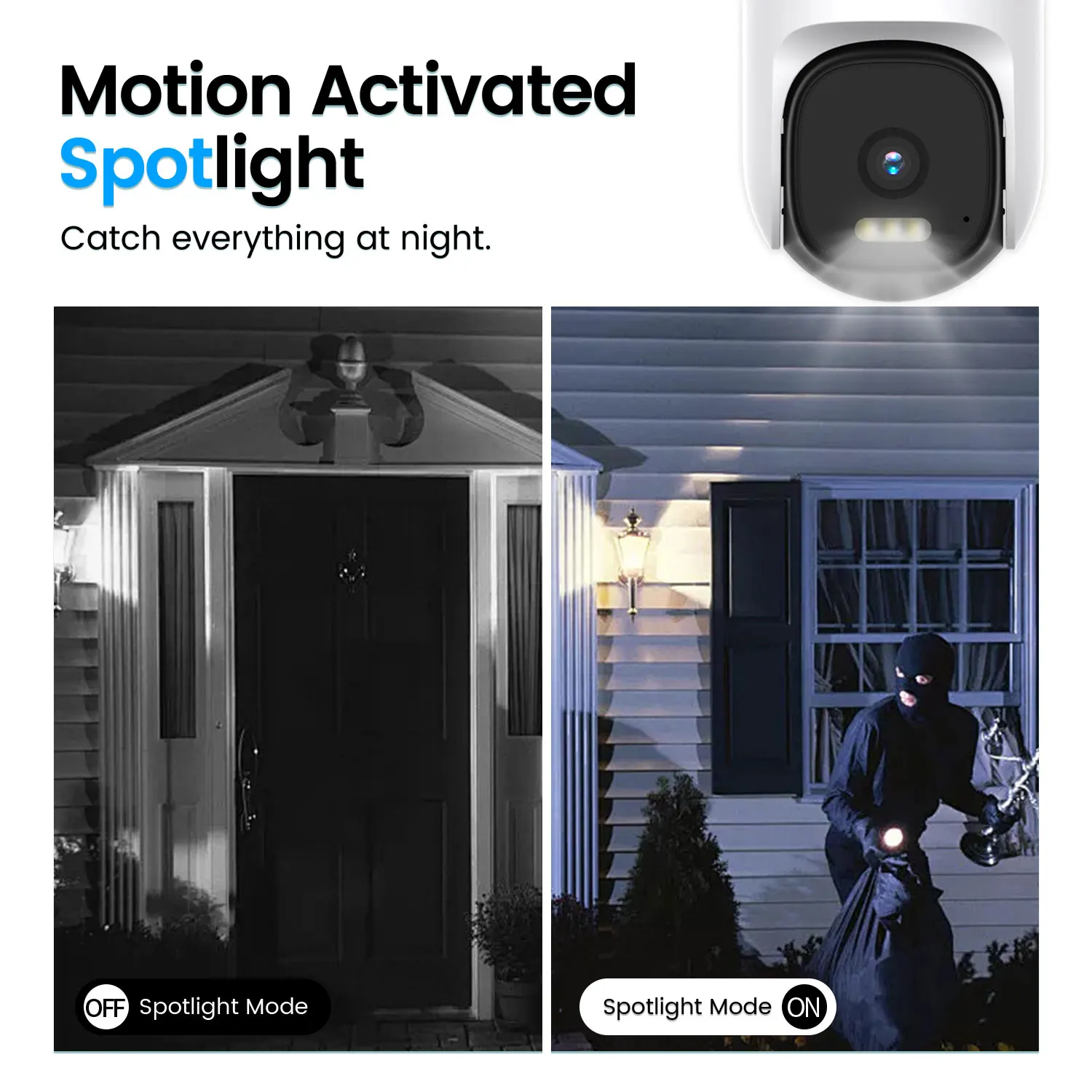 Security Camera VIMTAG 4K CCTV WIFI Outdoor Surveillance Cam 360 PTZ/PIR Smart Light/Color Night Vision Indoor