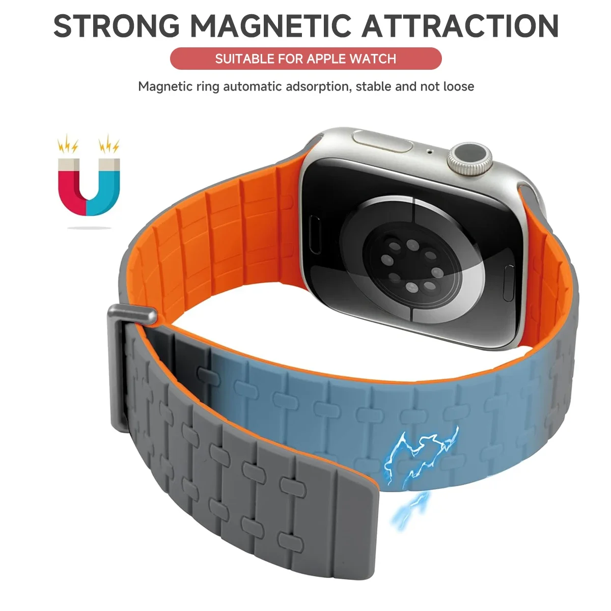 Magnetic Silicone Sport Loop Band
