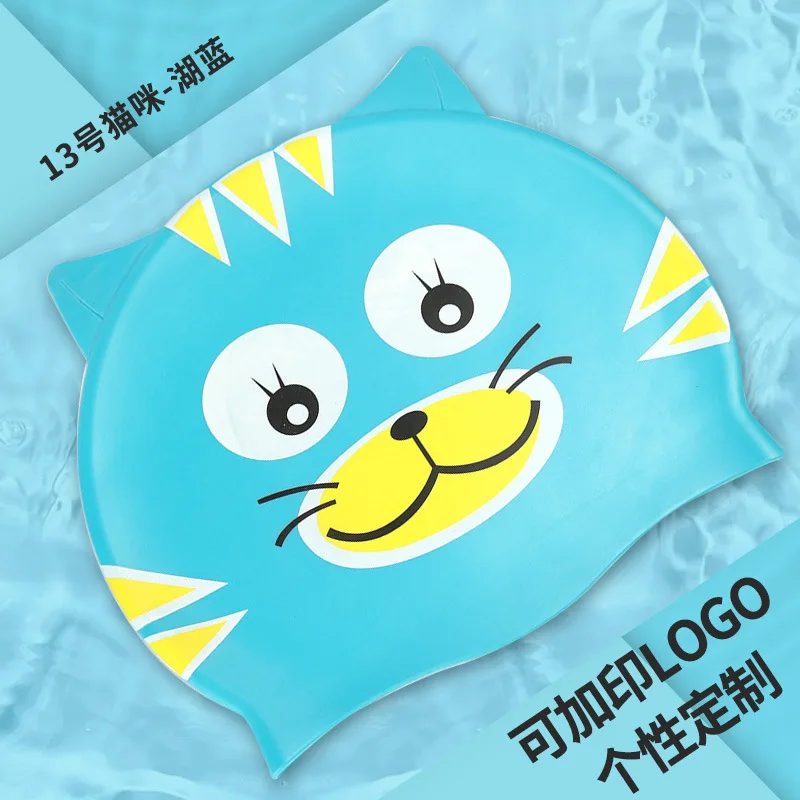 Cuffia da nuoto in silicone per bambini Cappello da nuoto universale