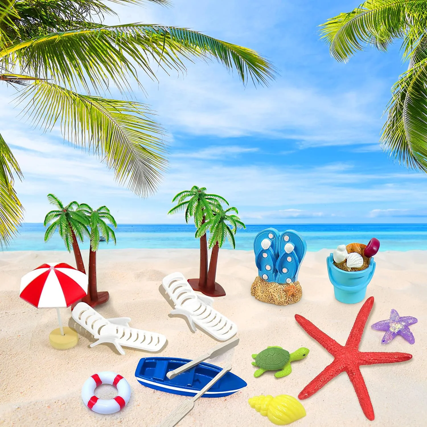 Decorazioni DIY con le foglie tropicali