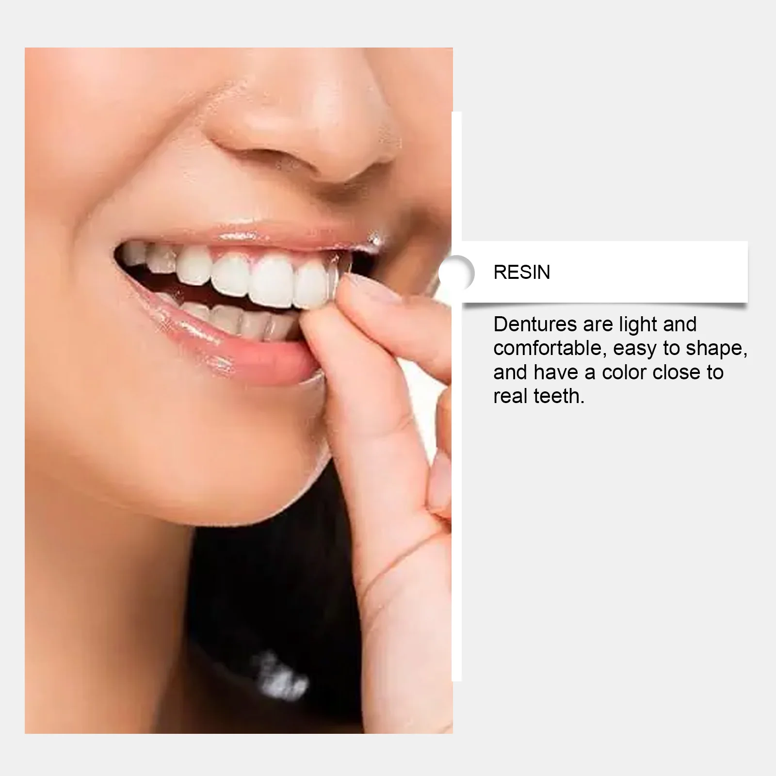 Denture Decoration Set - Denture Decoration Set for Enhancing Smile Aesthetics, Natural Fit and Comfortable Material