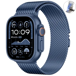 Magnetic Milanese Loop Strap for Smartwatch - Elegant Stainless Steel Mesh Bracelet (LU)