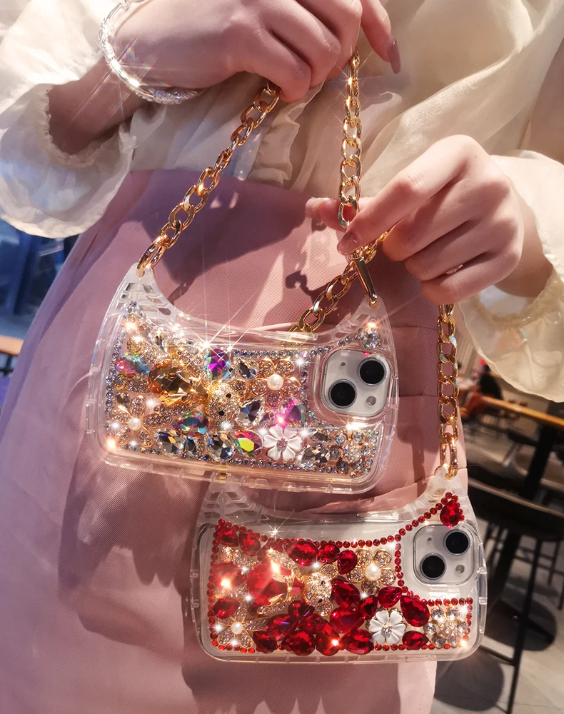 Full Diamond Bear crystal phone case.