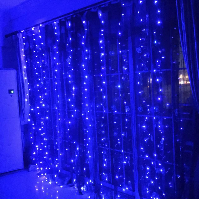 thumbnail image 1 of 3x2/3x1/3x3M Wedding Fairy String Light Christmas 300 LED Holiday Garland For Garden Party Outdoor Home Street Curtain Decor, 1 of 5