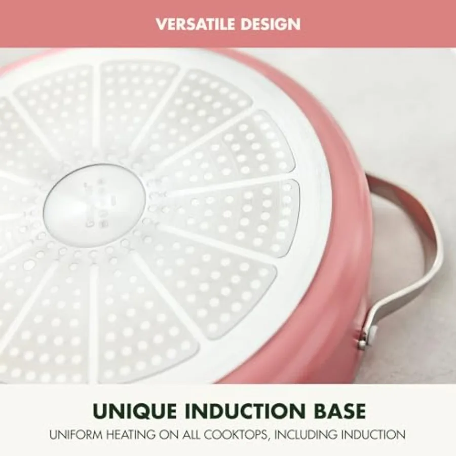 Nova 10‑Piece PFAS‑Free Ceramic Cookware Set – Coral 6