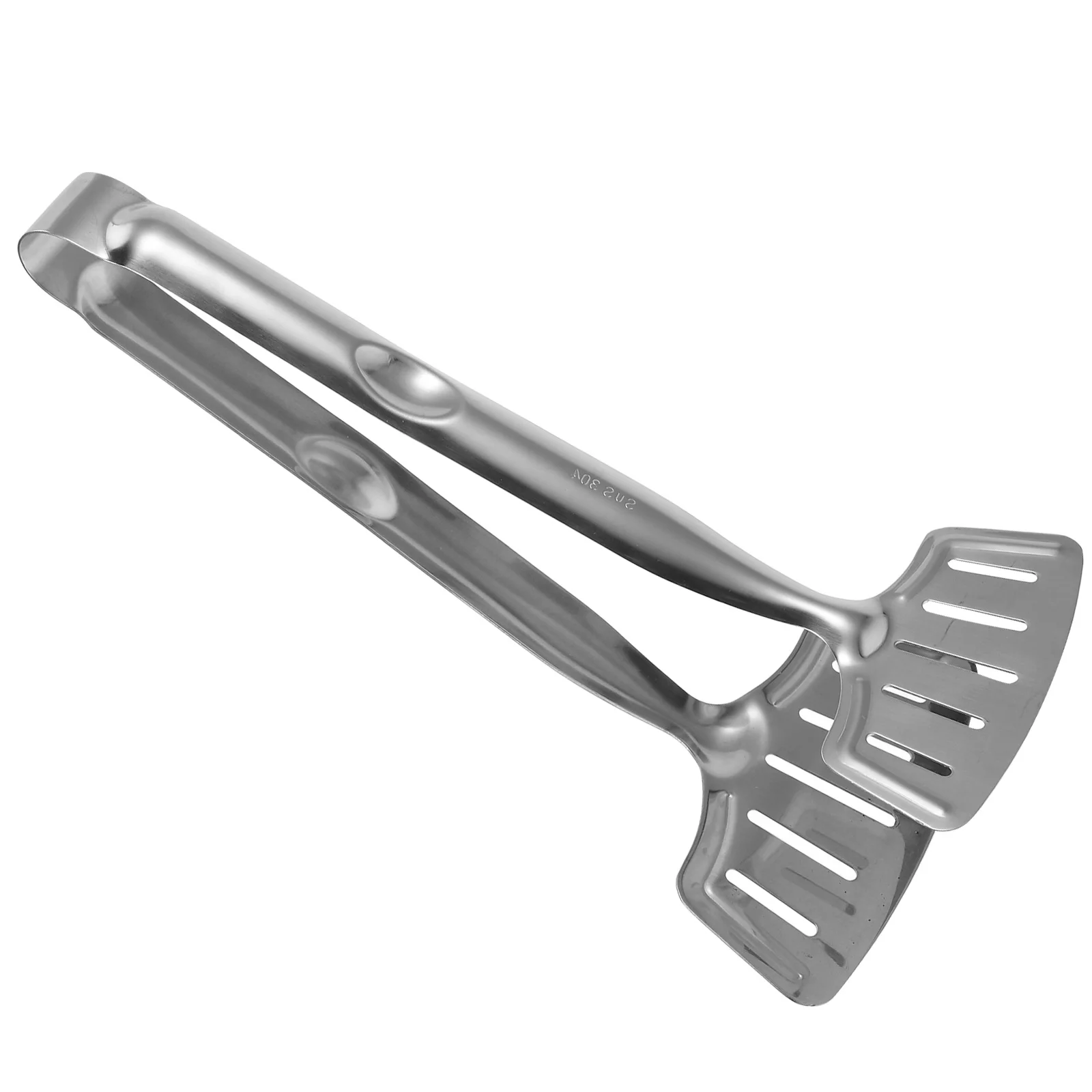 2 in Fried Fish Clips Bbq Tongs Egg Spatula Flipper Kitchen Gadgets Pancake Frying Loaf Turner Food Toast