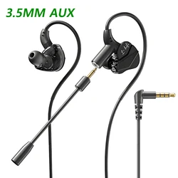 High - Performance 7.1 Surround Sound Gaming Earbuds with Dual Microphones (3.5mm)