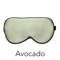 Luxurious Mulberry Silk Sleep Mask with Adjustable Strap - Ultra - Comfortable & Super - Smooth - One Size (Avocado)