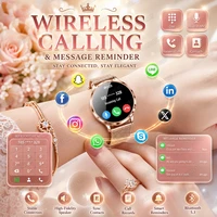 Nouvelle Montre Connectée Ultra-Mince 7,3 mm 2026 pour Femme avec Écran AMOLED, Cadran Personnalisable, Appel Vocal, Suivi Sportif et Santé 3