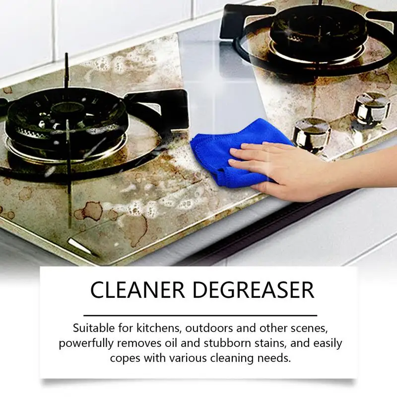 Kitchen Cleaner Spray Effective Professional Oil Stains Spray Safe Oil Remover Gentle Degreaser For Pots Stoves Pans Floors
