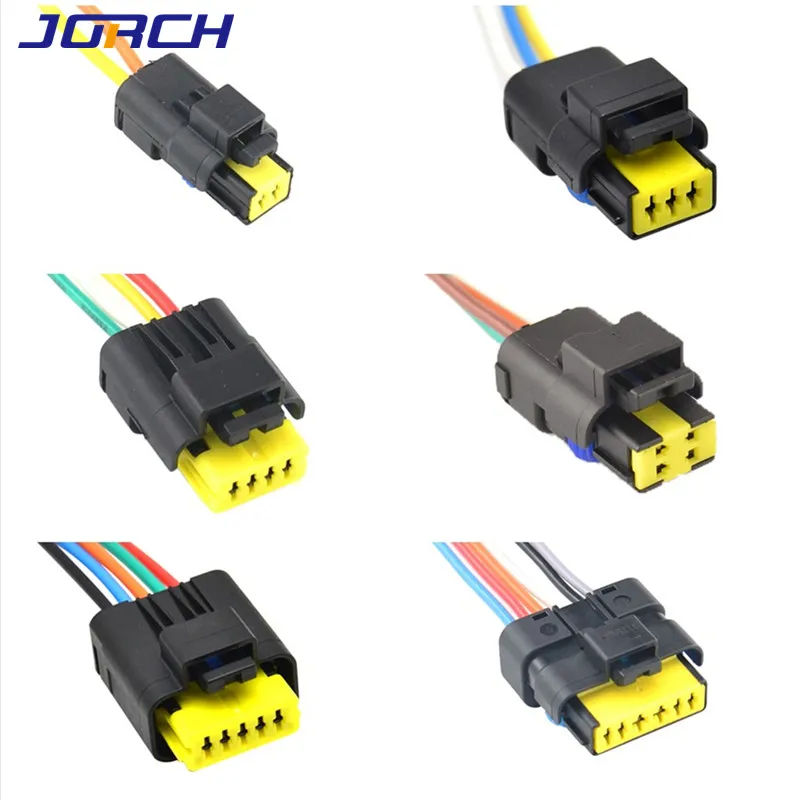 Luz de giro FCI de 2, 3, 4, 5 y 6 pines CON-391, arnés de cables para enchufe de lámpara, conector eléctrico impermeable para coche, Renault, Peugeot, Citroen