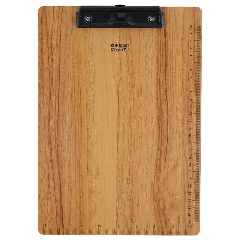 Writing Clipboard Clipboard Wood Grain A4 File Board Clip Thickened Hard Fiber Student Writing Pad Pen-insertable Writing Splint Meeting Copying