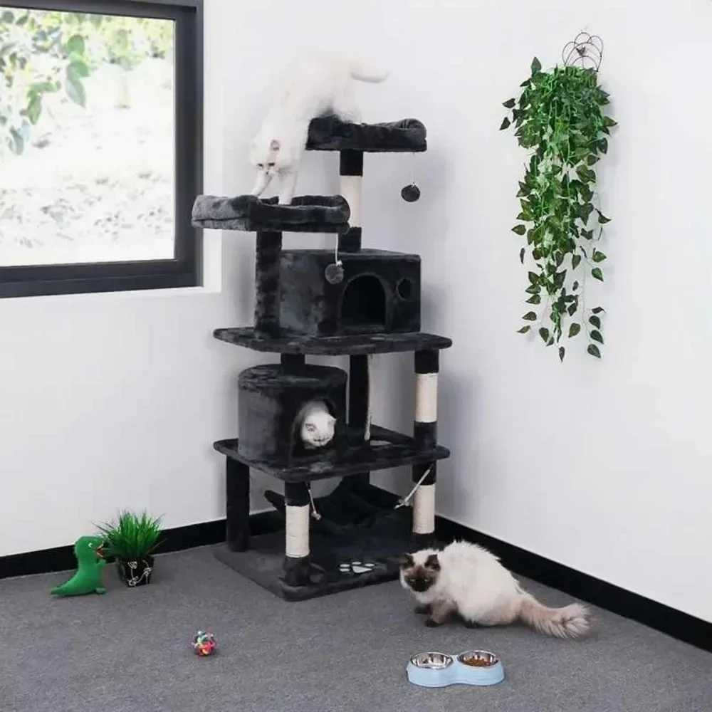 Cat Tree Tower Scratch Post House Condo Cardboard Pet Accessories Cat Furniture