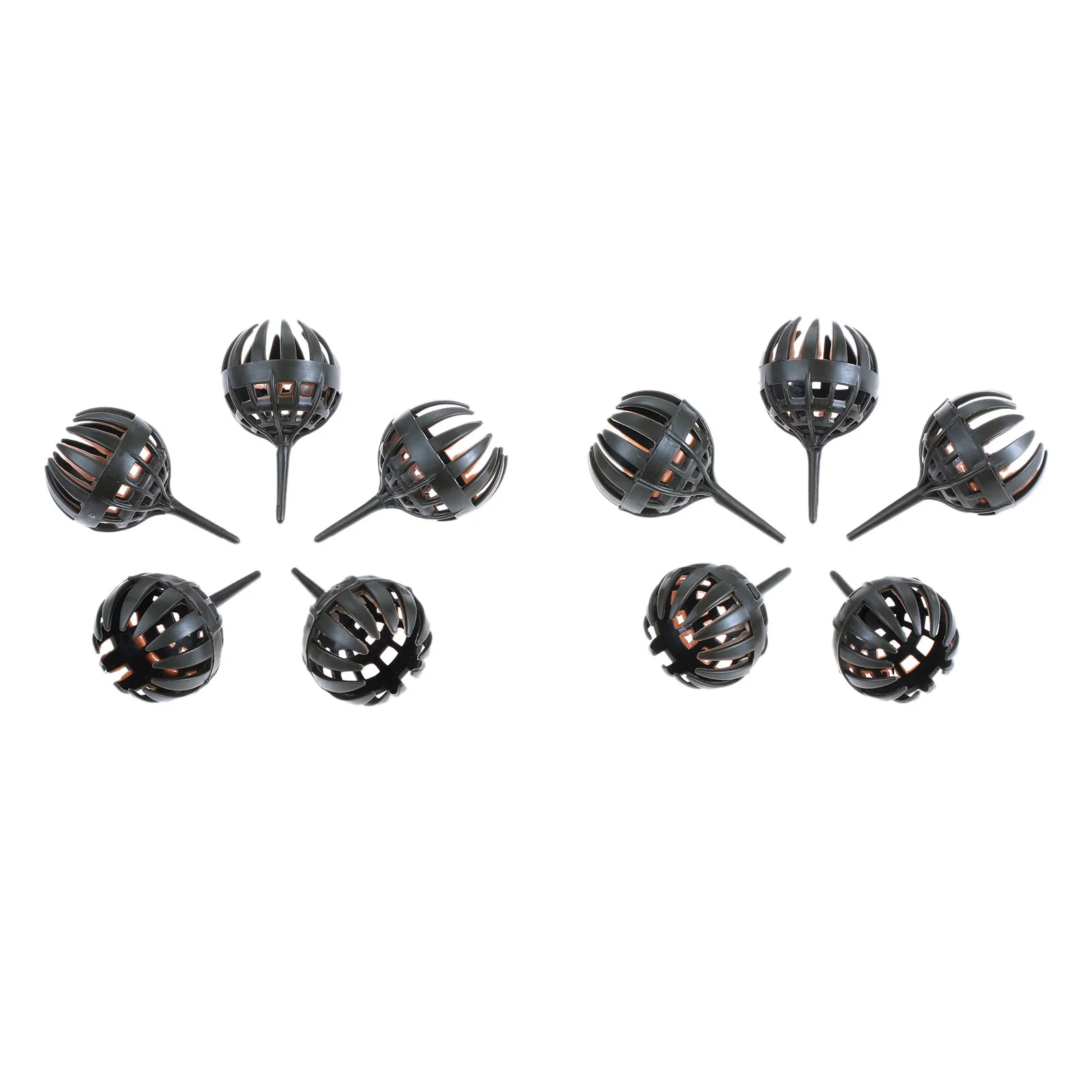 

10 Pcs PlasticFertilizer box Bonsai Tool Fertilizer Cover Basket Box Brown/Green Plant Bug Portable Nursery Pots Garden Tools