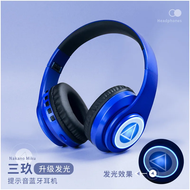 

Anime The Quintessential Quintuplets Fashion Wireless Bluetooth Headset Foldable Headphones Student Cosplay Fans Gift