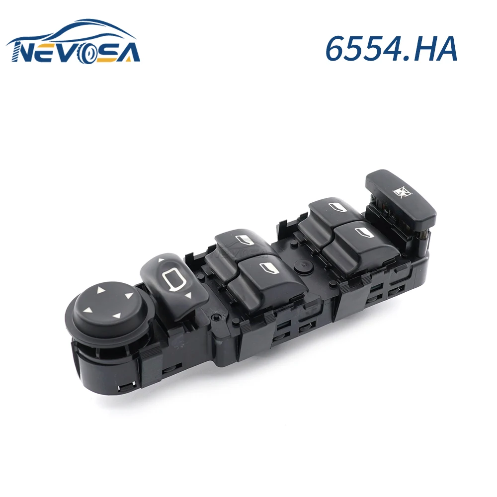 

NEVOSA 6554.HA 6554HA Front Left Electric Power Window Control Switch Regulator Glass Button For Citroen C4 2004-2015