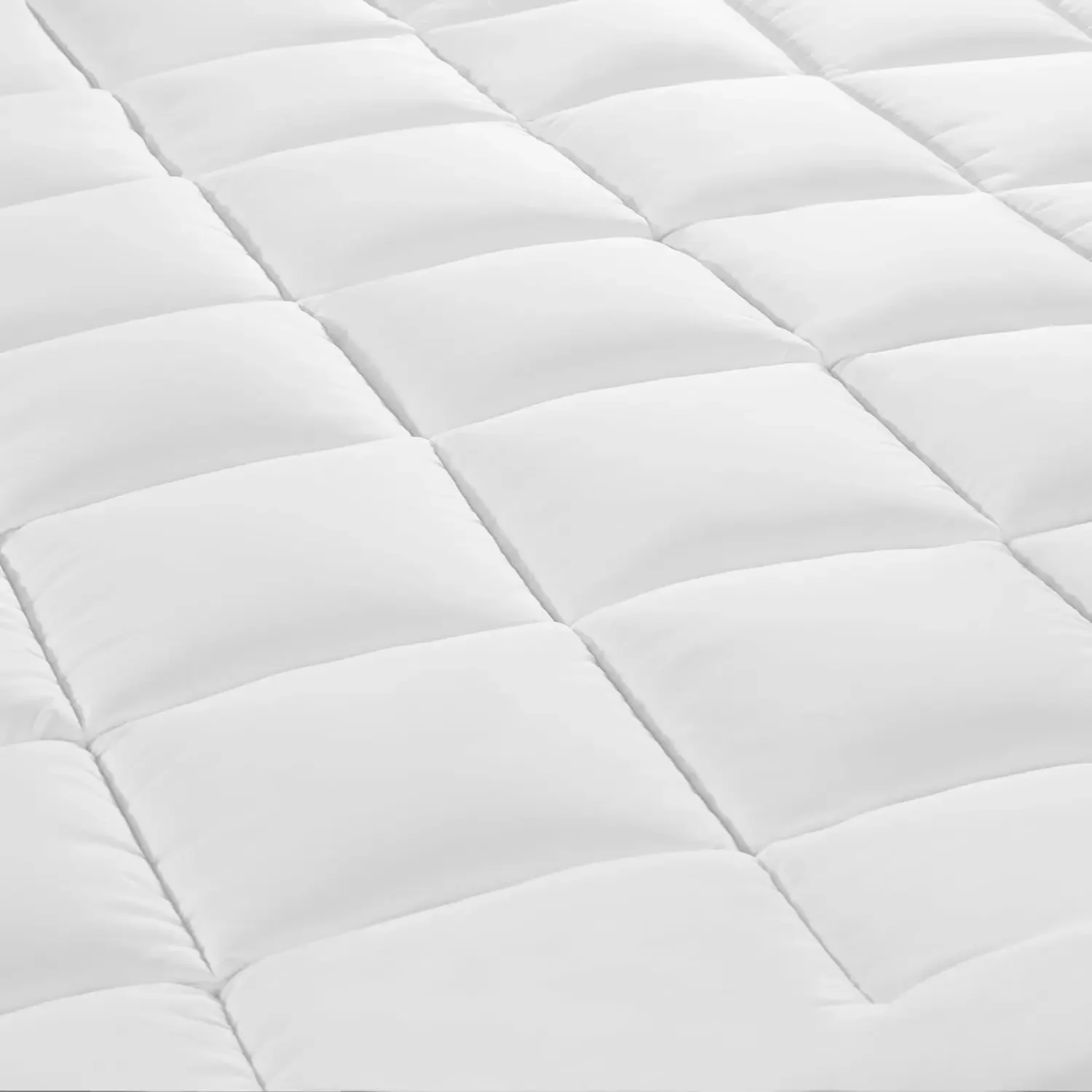 Serta Memory Flex Soft Queen Mattress Topper, 2" Pillow Top Mattress Pad, Cushioning Stain Resistant Mattress Protector with 15" 4