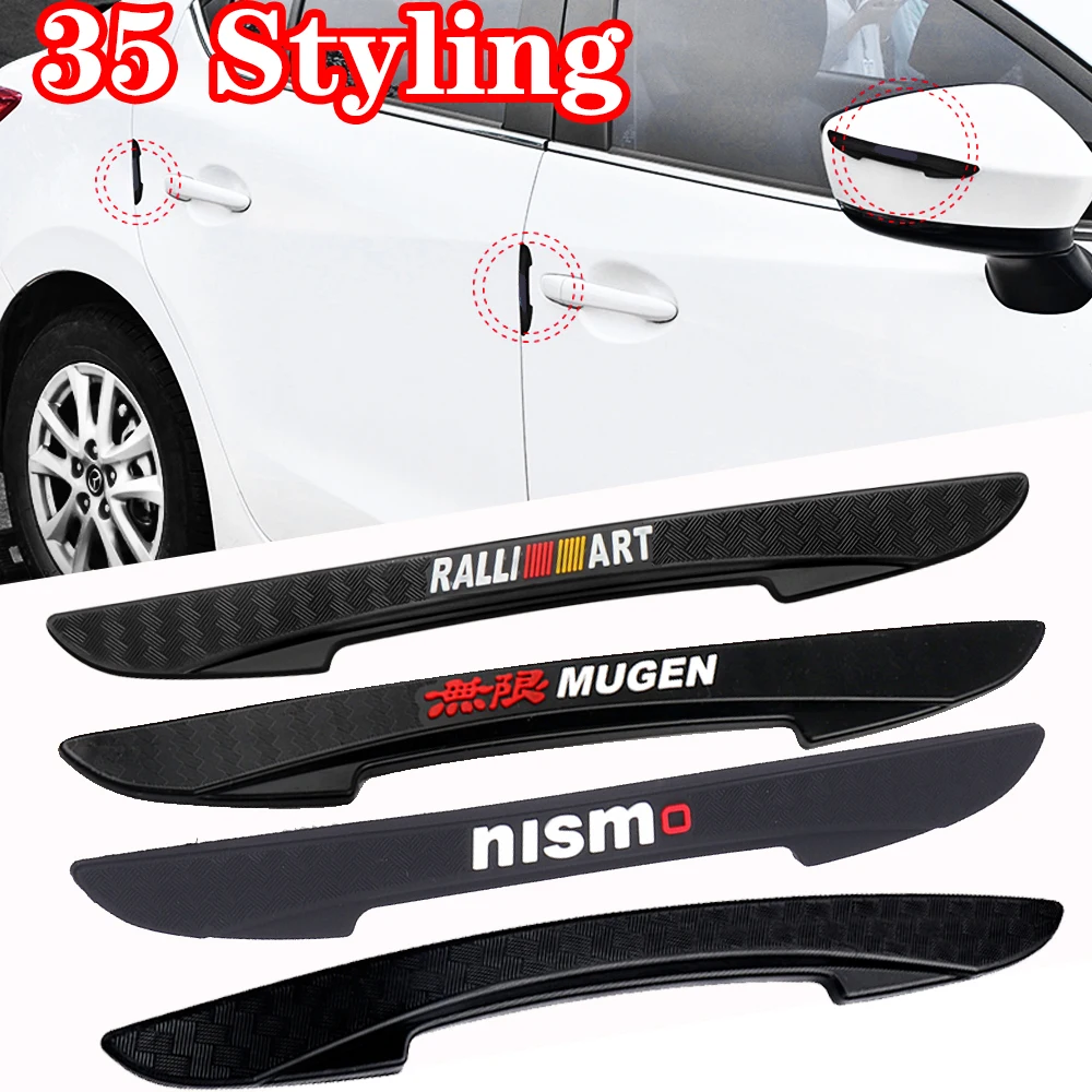 4pc Car Door Edge Protector Sticker Anti Collision Anti scratch Strips