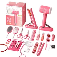 Girls' Beauty Toys Fashion Barber Role Playing Games Simulation Haircut Children Hair Dryer Child Pretend House Play Children 6