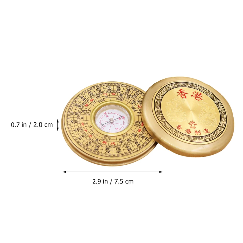 Description Picture 5 of itemMulti-Functional Chinese Compass Survival Compass Outdoor Directional Luo Pan Compass Navigation Tool Experiment Camping Pan
