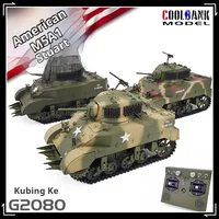 American Stuart M5a1 Military Simulation 360-Degree Rotating Smoking Electric Remote Control Tank G2080 Model Children'S Toy 1