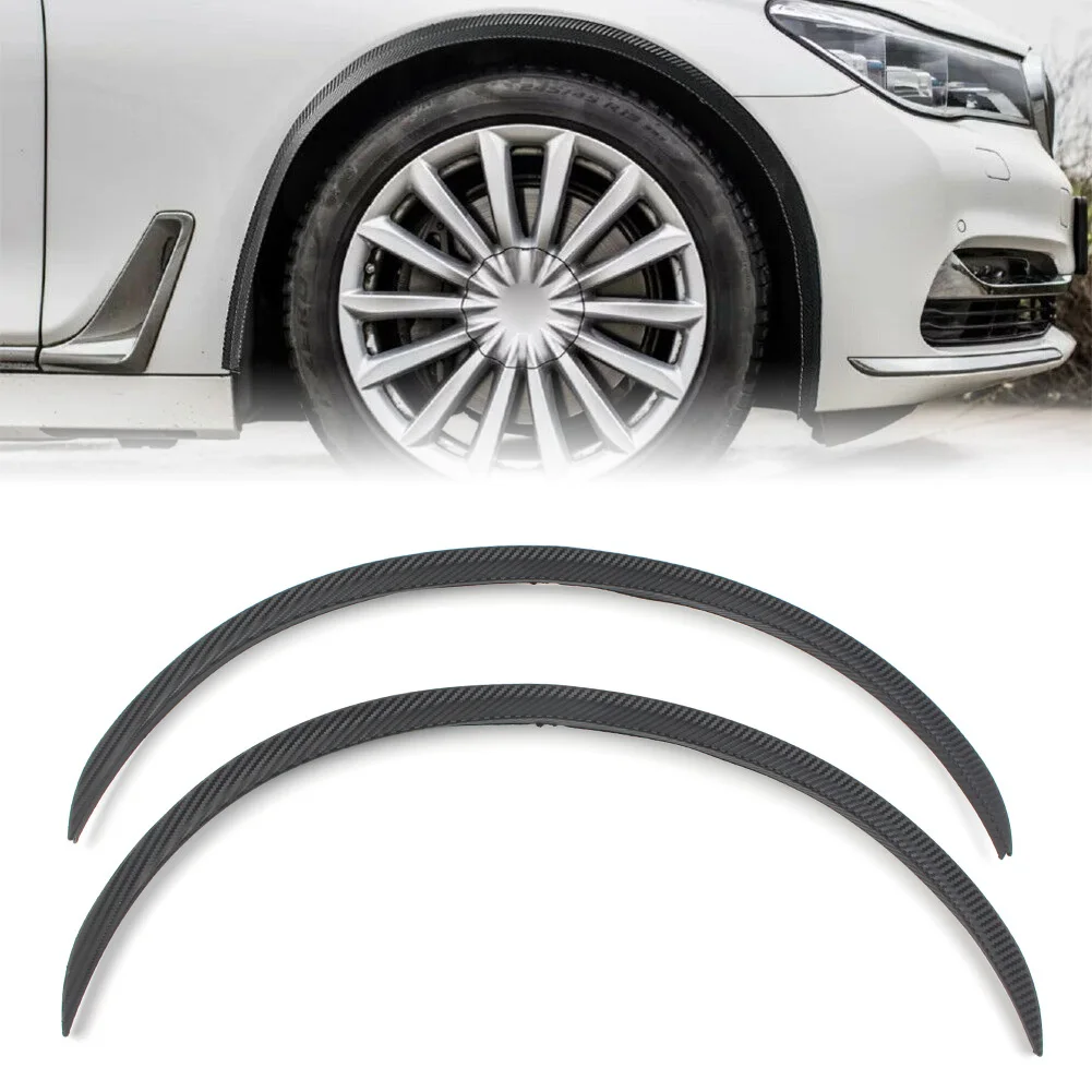 Fibra Di Carbonio Styling Car Universal Wheel Archi Per Sopracciglia Labbra Fender Flares Protector Trim Cover