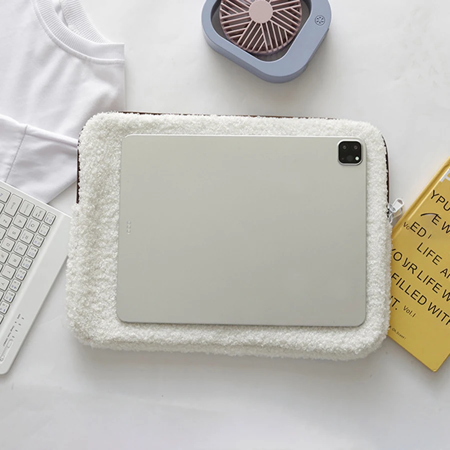 Adorable Plush Tablet & Laptop Sleeve Case - Universal Fit