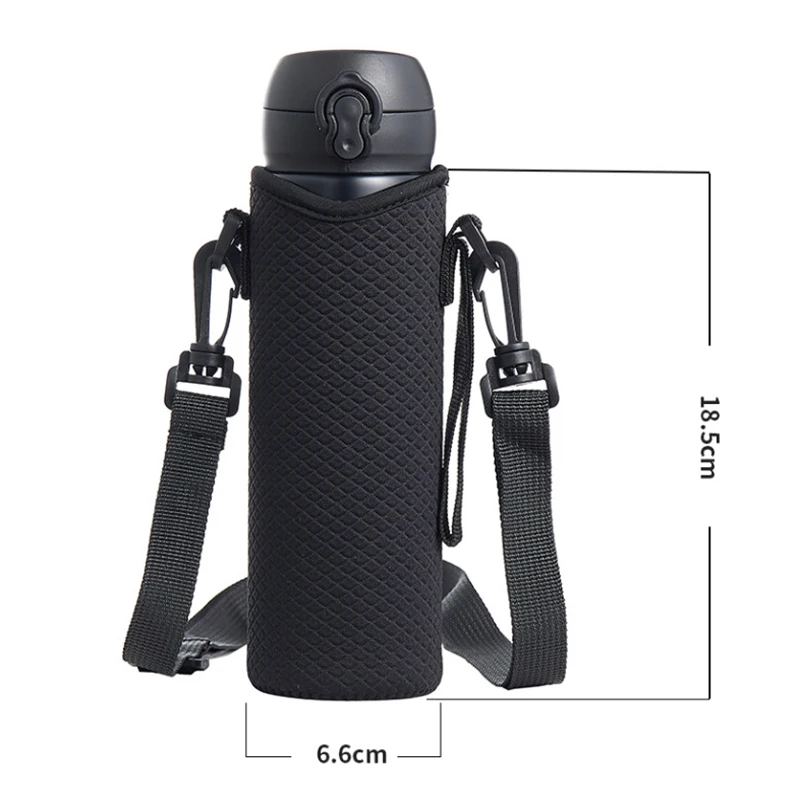 Water Bottle Cover Useful Portable Insulat Bag With Strap Water