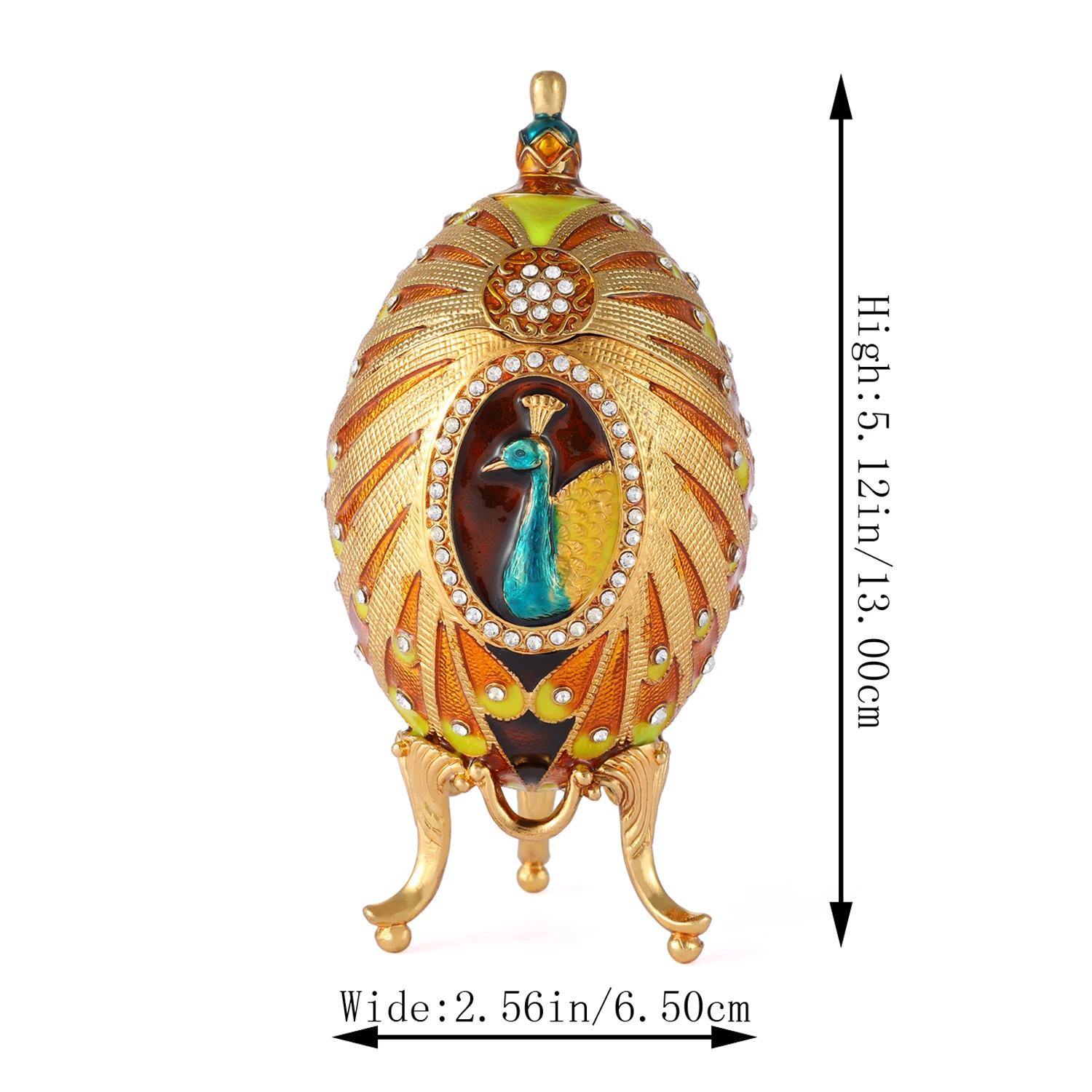 Qifu Cheap Metal Design Squisito Bellissimo Regalo Di Uova Faberge Per La Decorazione Domestica