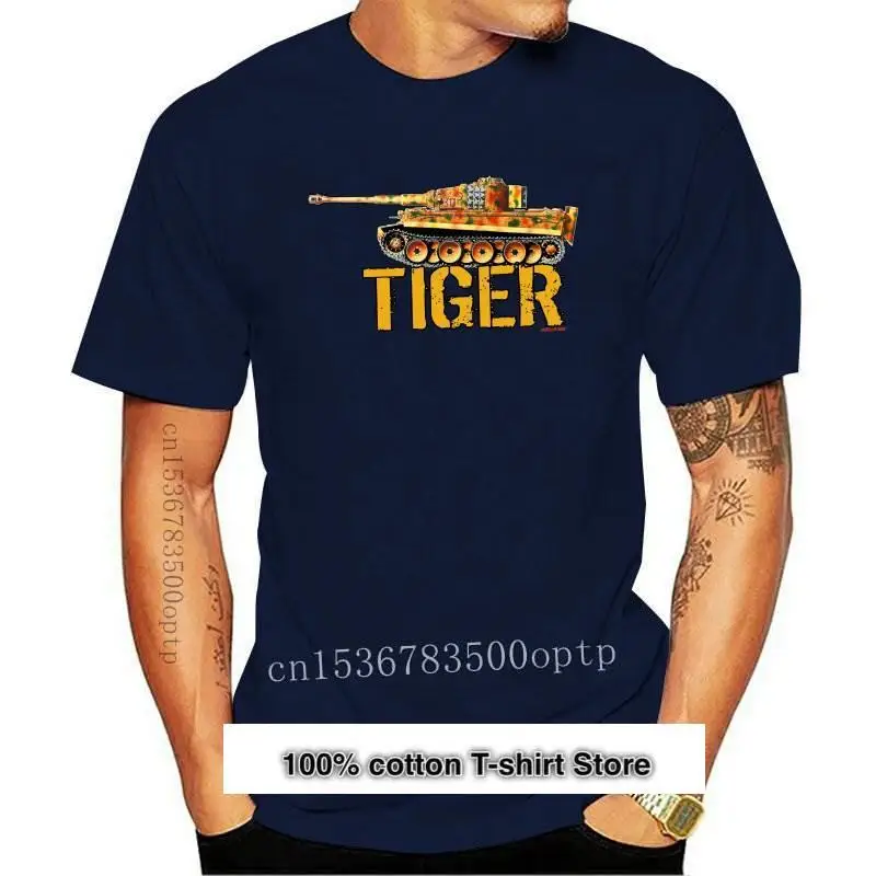 Camisa De Manga Corta Para Hombre, Camiseta Masculina Con Estampado De Tigre Alemàn, Perfil 1, Wwr Rc Ss Tank, Dagd Panzer